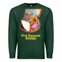 Sports Green five 5 summer stories t shirt Premium Sweatshirt - linhVisuals