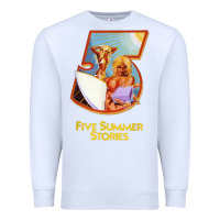 White five 5 summer stories t shirt Premium Sweatshirt - linhVisuals