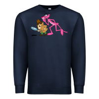 Navy the pink panther Premium Sweatshirt - linhVisuals