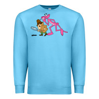 Ocean Blue the pink panther Premium Sweatshirt - linhVisuals