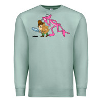 Seafoam the pink panther Premium Sweatshirt - linhVisuals