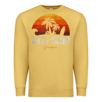 Antique Gold jekyll island beach georgia ga palms vacation surf sundown tank top Premium Sweatshirt - linhVisuals