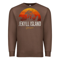Chestnut jekyll island beach georgia ga palms vacation surf sundown tank top Premium Sweatshirt - linhVisuals