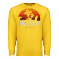 Lemon jekyll island beach georgia ga palms vacation surf sundown tank top Premium Sweatshirt - linhVisuals