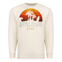Sandshell jekyll island beach georgia ga palms vacation surf sundown tank top Premium Sweatshirt - linhVisuals