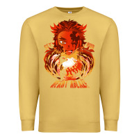 Antique Gold set your heart ablaze Premium Sweatshirt - linhVisuals