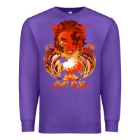 Purple set your heart ablaze Premium Sweatshirt - linhVisuals
