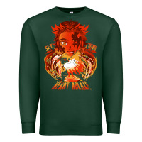 Sports Green set your heart ablaze Premium Sweatshirt - linhVisuals