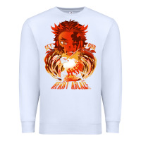 White set your heart ablaze Premium Sweatshirt - linhVisuals