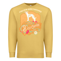 Antique Gold mom t  shirt italian greyhound best coffee   dog owner coffee lover gi Premium Sweatshirt - linhVisuals