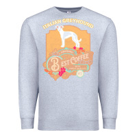 Heather Grey mom t  shirt italian greyhound best coffee   dog owner coffee lover gi Premium Sweatshirt - linhVisuals