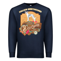 Navy mom t  shirt italian greyhound best coffee   dog owner coffee lover gi Premium Sweatshirt - linhVisuals