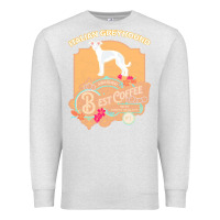 Oatmeal Heather mom t  shirt italian greyhound best coffee   dog owner coffee lover gi Premium Sweatshirt - linhVisuals