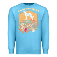 Ocean Blue mom t  shirt italian greyhound best coffee   dog owner coffee lover gi Premium Sweatshirt - linhVisuals
