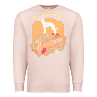 Pale Pink mom t  shirt italian greyhound best coffee   dog owner coffee lover gi Premium Sweatshirt - linhVisuals