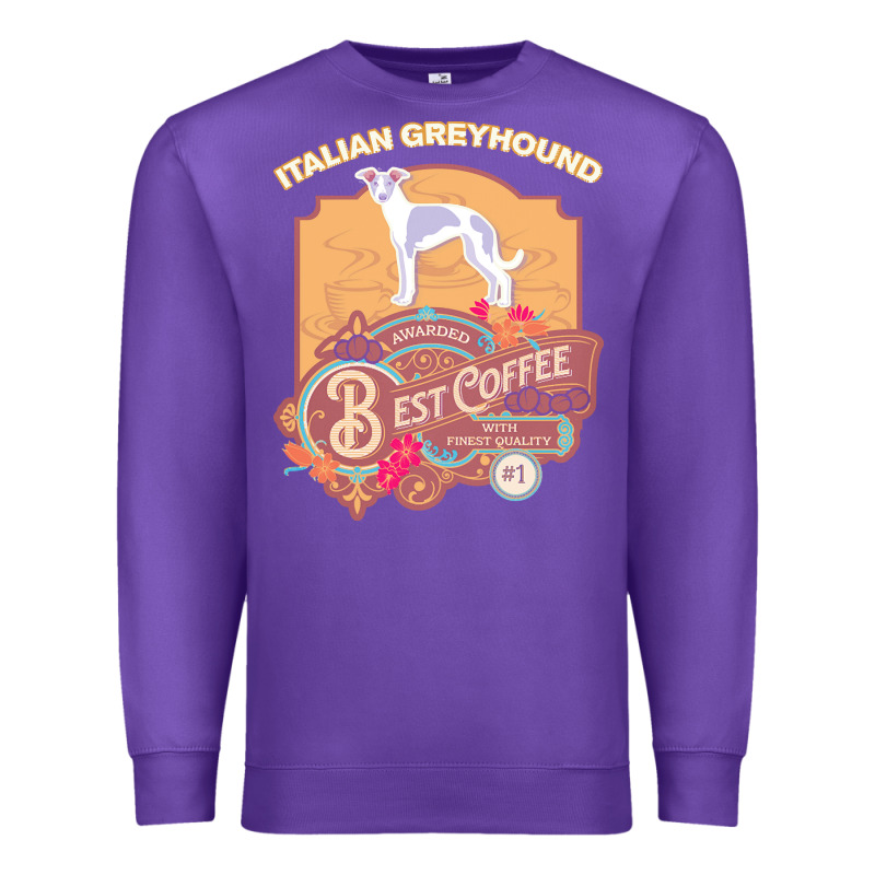 Mom T  Shirt Italian Greyhound Best Coffee   Dog Owner Coffee Lover Gi Premium Sweatshirt by linhVisuals | Teevron