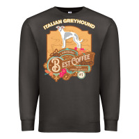Smoke mom t  shirt italian greyhound best coffee   dog owner coffee lover gi Premium Sweatshirt - linhVisuals