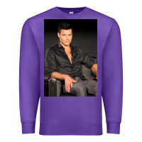 Purple who is ricky martin playing in ameri Premium Sweatshirt - linhVisuals