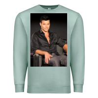 Seafoam who is ricky martin playing in ameri Premium Sweatshirt - linhVisuals
