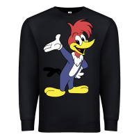 Black woody woodpecker Premium Sweatshirt - linhVisuals