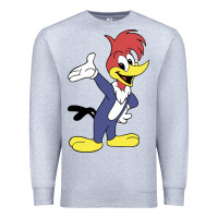 Heather Grey woody woodpecker Premium Sweatshirt - linhVisuals