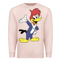 Pale Pink woody woodpecker Premium Sweatshirt - linhVisuals