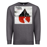 Charcoal Heather sleeping with sirens one Premium Sweatshirt - linhVisuals