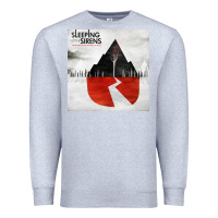 Heather Grey sleeping with sirens one Premium Sweatshirt - linhVisuals