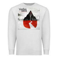 Oatmeal Heather sleeping with sirens one Premium Sweatshirt - linhVisuals
