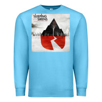 Ocean Blue sleeping with sirens one Premium Sweatshirt - linhVisuals