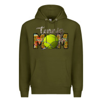 Army Green tennis mom Premium Hoodie - RacoonDesign
