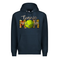 Navy tennis mom Premium Hoodie - RacoonDesign