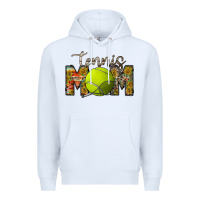 White tennis mom Premium Hoodie - RacoonDesign