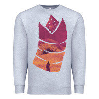 Heather Grey Dune Sandworm Premium Sweatshirt - linhVisuals