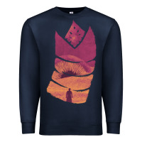 Navy Dune Sandworm Premium Sweatshirt - linhVisuals
