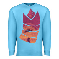 Ocean Blue Dune Sandworm Premium Sweatshirt - linhVisuals