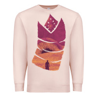 Pale Pink Dune Sandworm Premium Sweatshirt - linhVisuals
