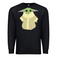 Black Baby Grogu Legend Premium Sweatshirt - linhVisuals