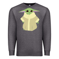 Charcoal Heather Baby Grogu Legend Premium Sweatshirt - linhVisuals