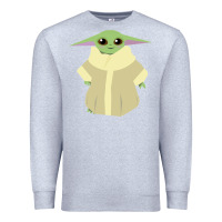 Heather Grey Baby Grogu Legend Premium Sweatshirt - linhVisuals
