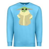 Ocean Blue Baby Grogu Legend Premium Sweatshirt - linhVisuals