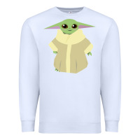 White Baby Grogu Legend Premium Sweatshirt - linhVisuals
