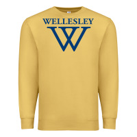 Antique Gold Wellesley College Premium Sweatshirt - linhVisuals