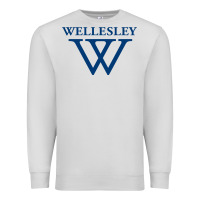 Dove Grey Wellesley College Premium Sweatshirt - linhVisuals