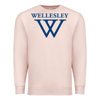 Pale Pink Wellesley College Premium Sweatshirt - linhVisuals