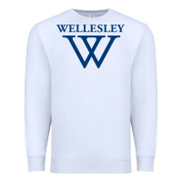 White Wellesley College Premium Sweatshirt - linhVisuals