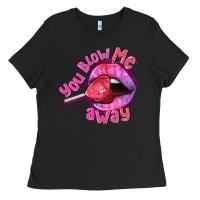 Black You blow me away Valentine's Day Ladies Tee - FaDigitalArtStudio