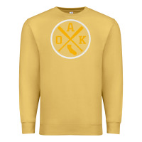 Antique Gold retro oakland baseball emblem vintage oak premium Premium Sweatshirt - linhVisuals