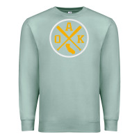 Seafoam retro oakland baseball emblem vintage oak premium Premium Sweatshirt - linhVisuals