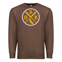 Chestnut retro oakland baseball emblem vintage oak premium Premium Sweatshirt - linhVisuals